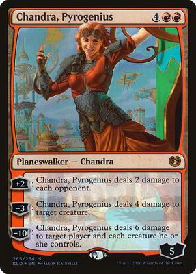 Chandra, Pyrogenius card from Kaladesh