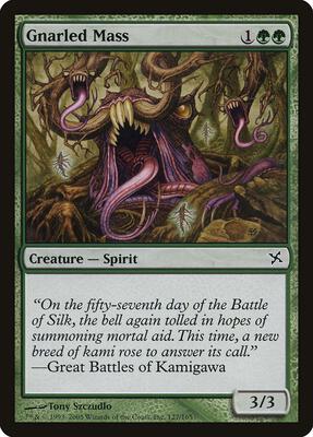 Gnarled Mass card from Betrayers of Kamigawa