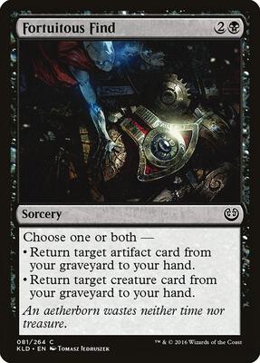 Fortuitous Find card from Kaladesh