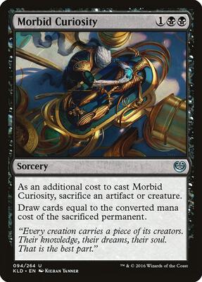 Morbid Curiosity card from Kaladesh