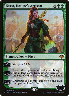 Nissa, Nature's Artisan card from Kaladesh