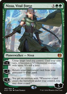 Nissa, Vital Force card from Kaladesh