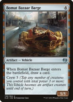 Bomat Bazaar Barge card from Kaladesh