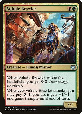 Voltaic Brawler card from Kaladesh