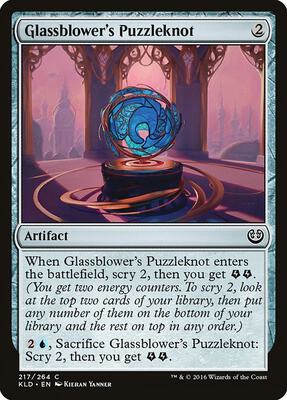 Glassblower's Puzzleknot card from Kaladesh