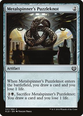 Metalspinner's Puzzleknot card from Kaladesh