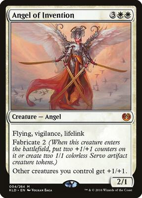 Angel of Invention card from Kaladesh