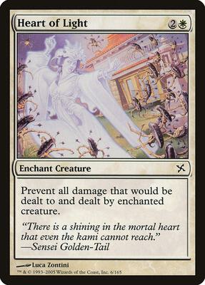 Heart of Light card from Betrayers of Kamigawa