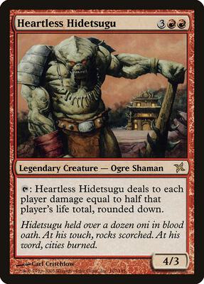 Heartless Hidetsugu card from Betrayers of Kamigawa