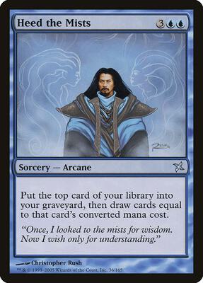 Heed the Mists card from Betrayers of Kamigawa