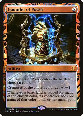 Gauntlet of Power card from Masterpiece Series: Kaladesh Inventions