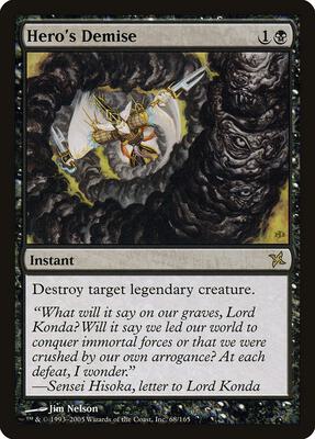 Hero's Demise card from Betrayers of Kamigawa