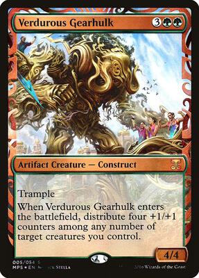 Verdurous Gearhulk card from Masterpiece Series: Kaladesh Inventions