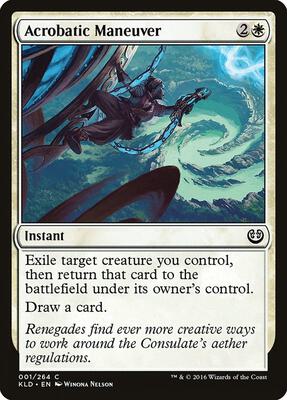 Acrobatic Maneuver card from Kaladesh