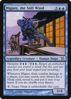 Higure, the Still Wind card from Betrayers of Kamigawa