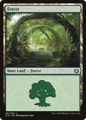 Forest (262) card from Kaladesh