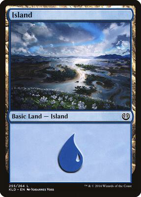 Island (255) card from Kaladesh