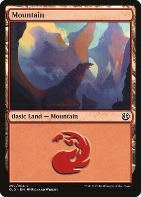 Mountain (259) card from Kaladesh