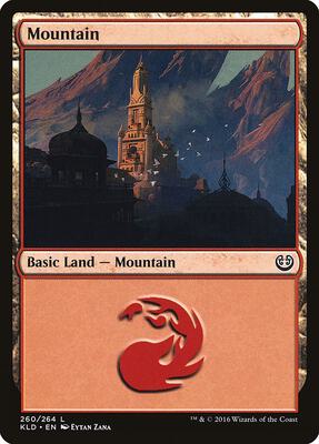 Mountain (260) card from Kaladesh