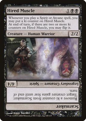 Hired Muscle card from Betrayers of Kamigawa