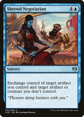 Shrewd Negotiation card from Kaladesh