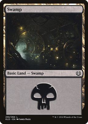 Swamp (256) card from Kaladesh