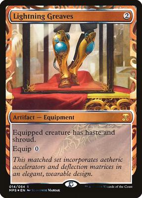 Lightning Greaves card from Masterpiece Series: Kaladesh Inventions