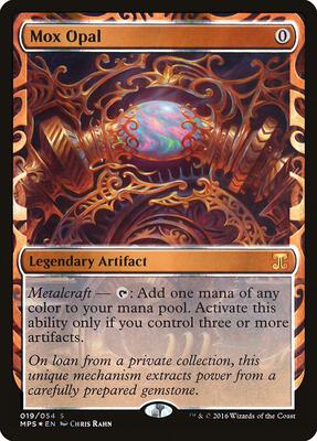 Mox Opal card from Masterpiece Series: Kaladesh Inventions