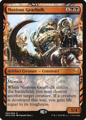 Noxious Gearhulk card from Masterpiece Series: Kaladesh Inventions