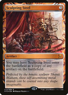 Sculpting Steel card from Masterpiece Series: Kaladesh Inventions