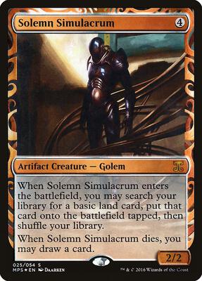 Solemn Simulacrum card from Masterpiece Series: Kaladesh Inventions