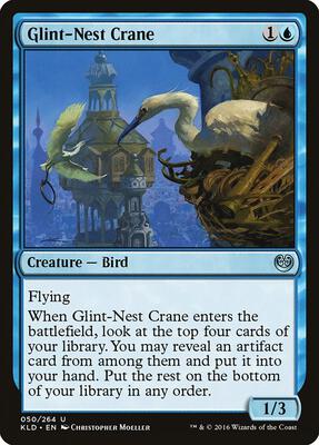 Glint-Nest Crane card from Kaladesh