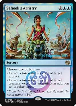 Saheeli's Artistry card from Launch Party & Release Event Promos