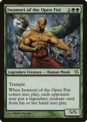 Iwamori of the Open Fist card from Betrayers of Kamigawa