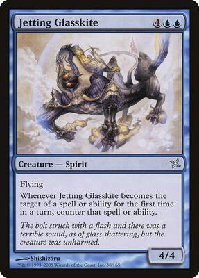Jetting Glasskite card from Betrayers of Kamigawa