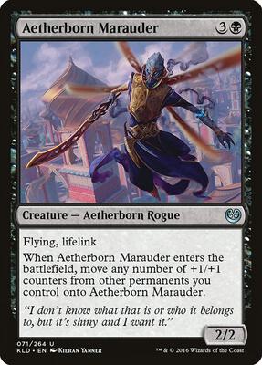 Aetherborn Marauder card from Kaladesh