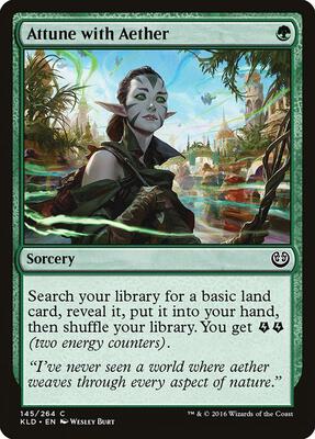 Attune with Aether card from Kaladesh