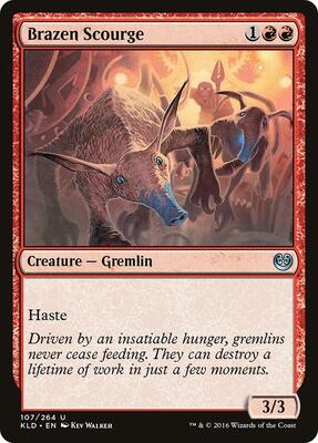 Brazen Scourge card from Kaladesh