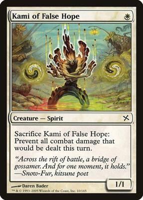 Kami of False Hope card from Betrayers of Kamigawa