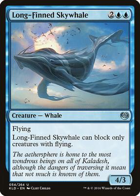 Long-Finned Skywhale card from Kaladesh