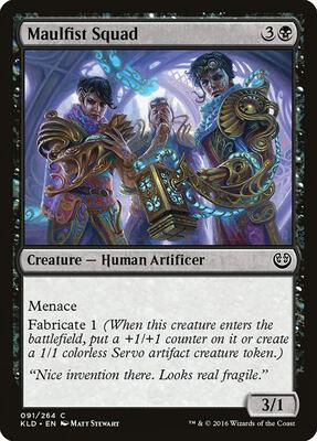 Maulfist Squad card from Kaladesh