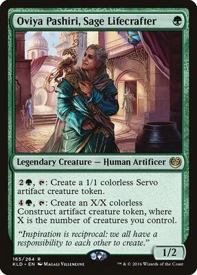 Oviya Pashiri, Sage Lifecrafter card from Kaladesh