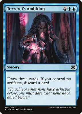 Tezzeret's Ambition card from Kaladesh