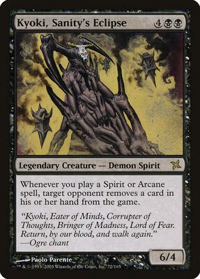 Kyoki, Sanity's Eclipse card from Betrayers of Kamigawa