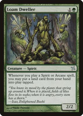 Loam Dweller card from Betrayers of Kamigawa