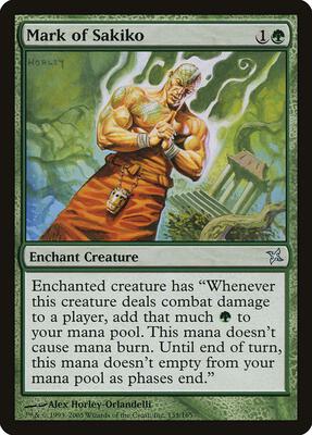 Mark of Sakiko card from Betrayers of Kamigawa
