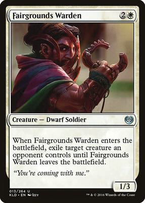 Fairgrounds Warden card from Kaladesh