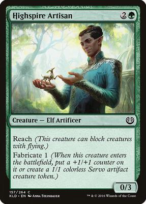 Highspire Artisan card from Kaladesh
