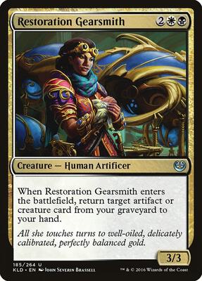 Restoration Gearsmith card from Kaladesh