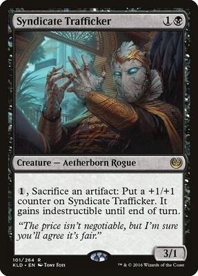 Syndicate Trafficker card from Kaladesh